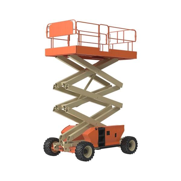 each scissor lift features a maximum weight capacity that need to not be exceeded for safe operation